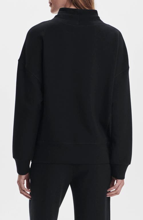 Varley Oakdale Drawstring Sweatshirt In Black