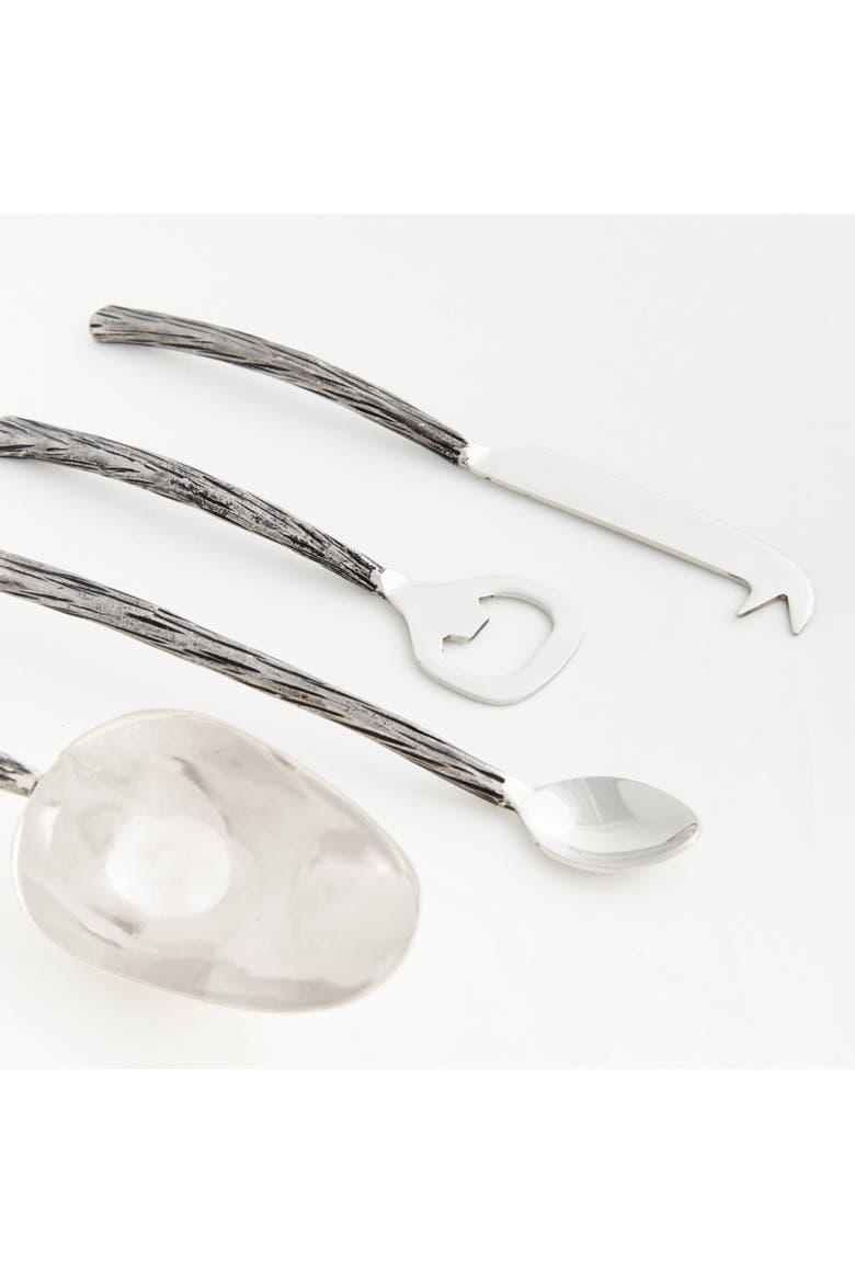 Arwell Cocktail Accessories Set of 4, Alternate, color, Silver