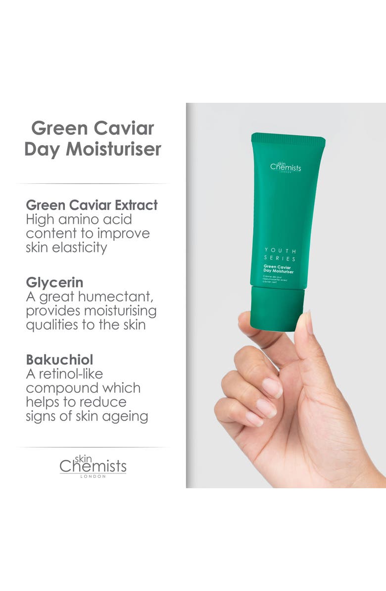 SKINCHEMISTS Youth Series Green Caviar Day Moisturiser 30ml, Alternate, color, 