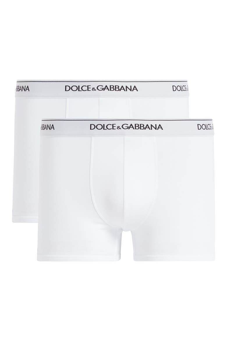2-Pack Logo Waist Boxer Briefs, Alternate, color, WHITE