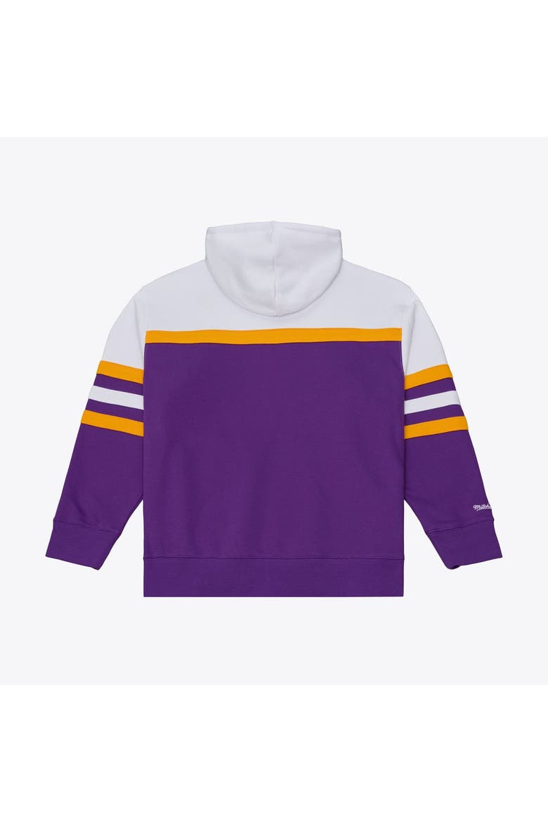 Men's Mitchell & Ness  Purple Minnesota Vikings Head Coach Hoodie, Alternate, color, Purple