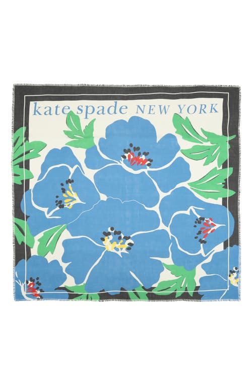 KATE SPADE KATE SPADE NEW YORK SPRINGTIME BLOOM SQUARE SCARF