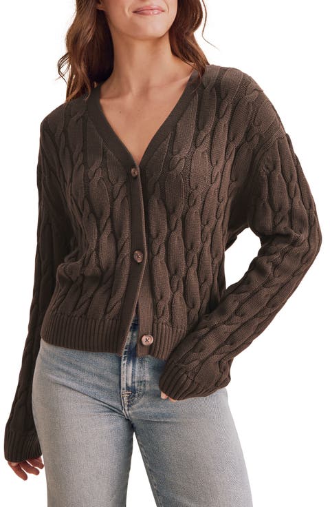 Rubi Cable Knit Cardigan