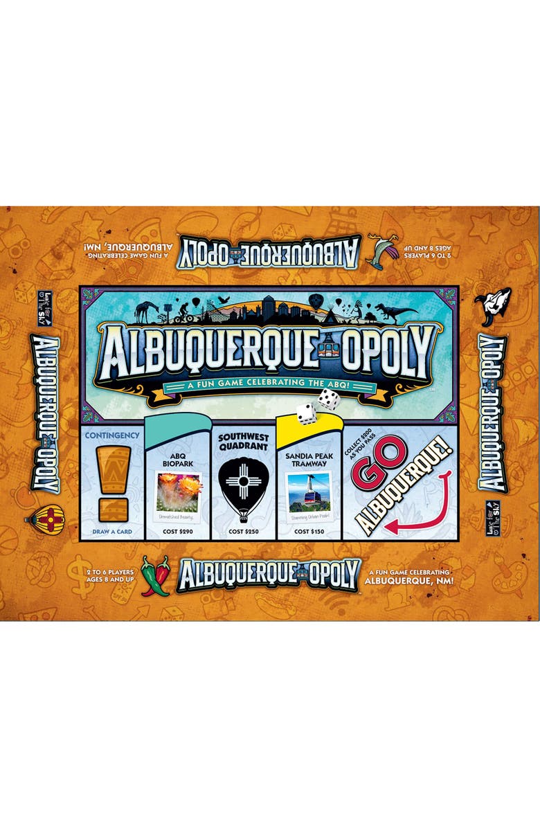 Late for the Sky Albuquerqueopoly Monopoly Board Game, Main, color, Multicolored