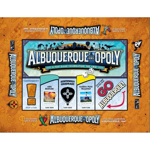 Late for the Sky Albuquerqueopoly Monopoly Board Game in Multicolored  product