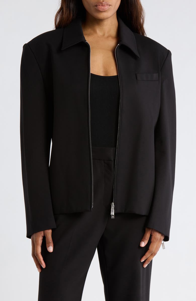Helmut Lang Modern Zip Jacket, Main, color, Black