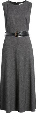 Sam Edelman Belted Sleeveless Midi Dress