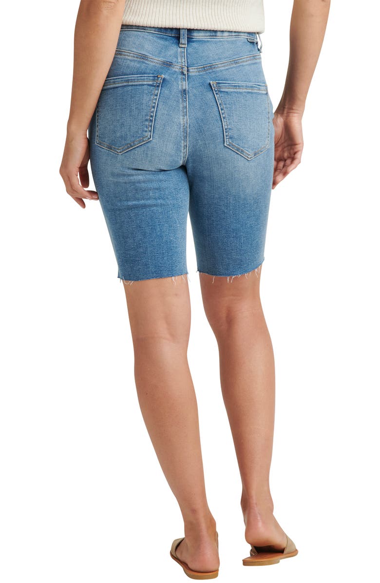 JAG Jeans Valentina Pull-On High Waist Cutoff Denim Shorts, Alternate, color, 