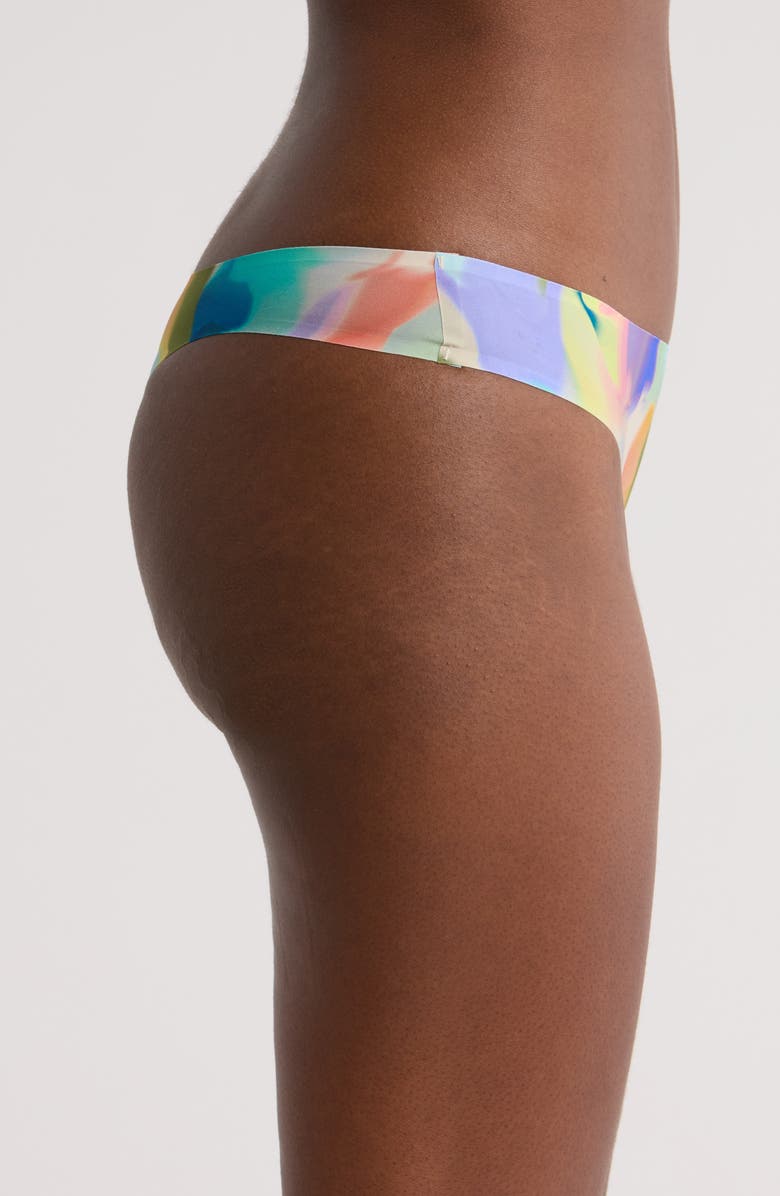 MeUndies Dreamseam Thong, Alternate, color, Paint Blends