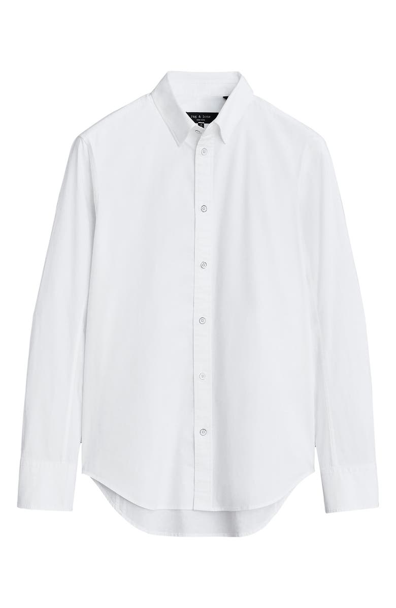 rag & bone Fit One Zac Slim Fit Stretch Button-Up Shirt, Alternate, color, White
