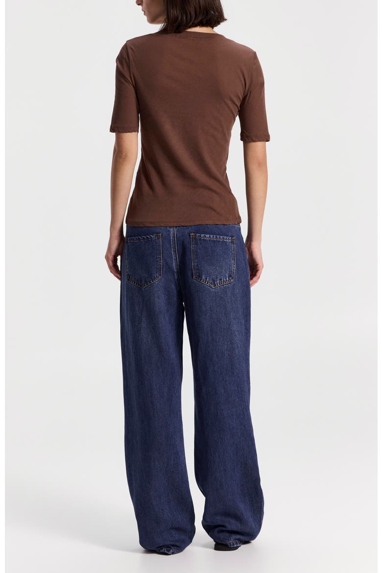 High-Rise Lightweight Jeans, Alternate, color, Dark Blue