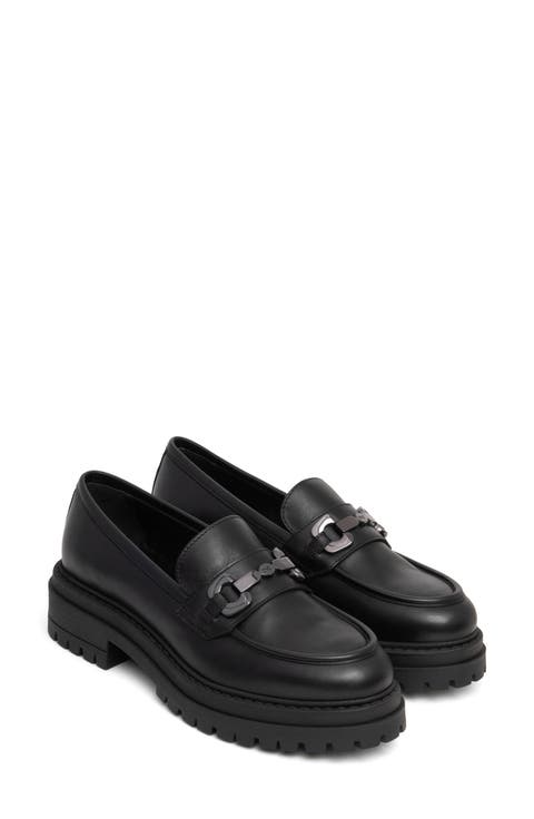 Bit Platform Lug Sole Loafer