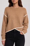 Liverpool Los Angeles Tipped Tulip Hem Sweater
