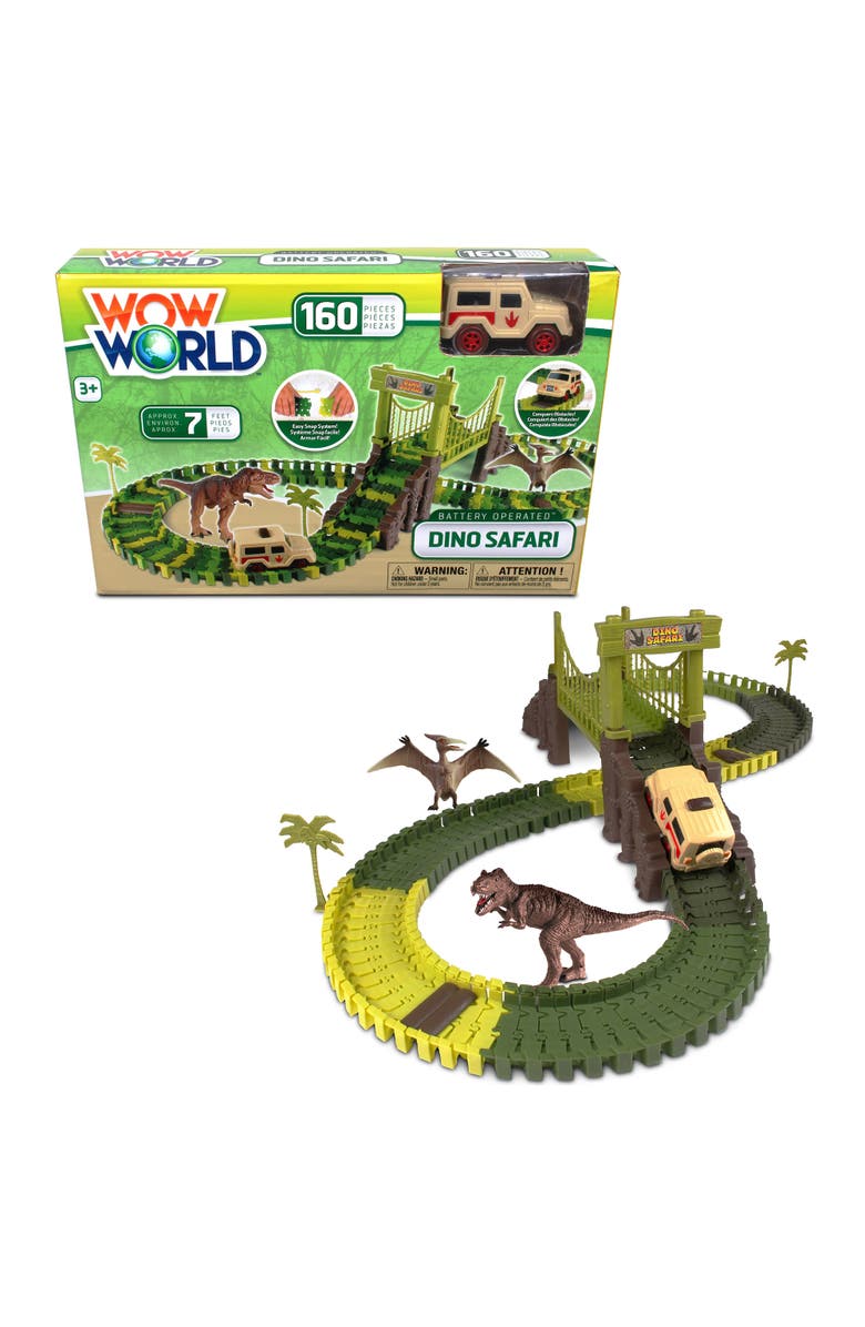 WowWorld Dino Safari Track Set, Alternate, color, Multicolored