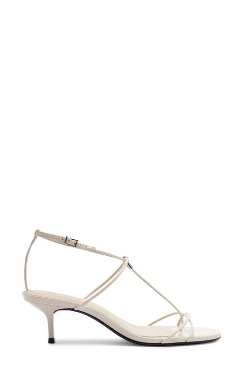 Schutz Jules Ankle Strap Sandal In White