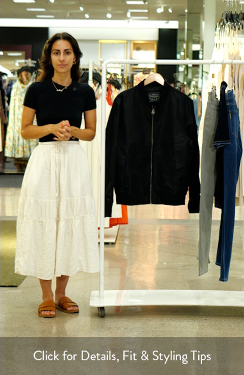 Nylon Satin Bomber Jacket, sales video thumbnail