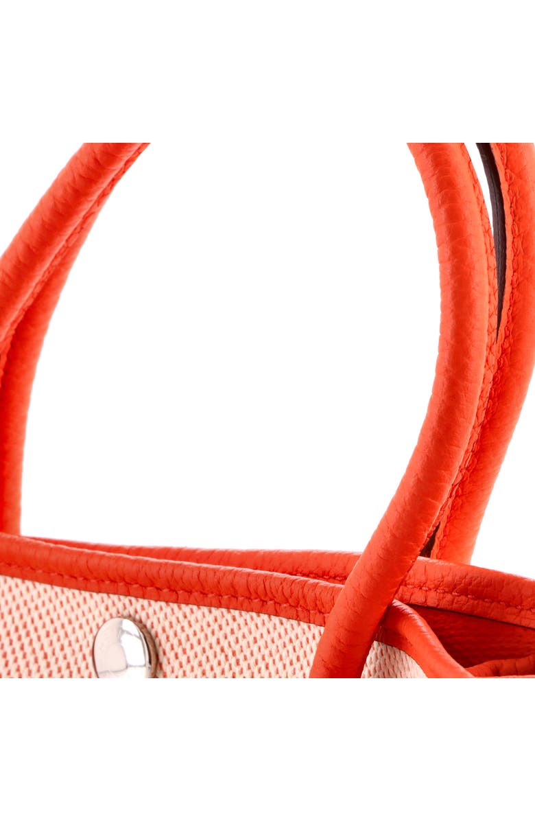 Pre-Owned Hermes Garden Party Tote Toile and Leather 30, Alternate, color, Orange Poppy