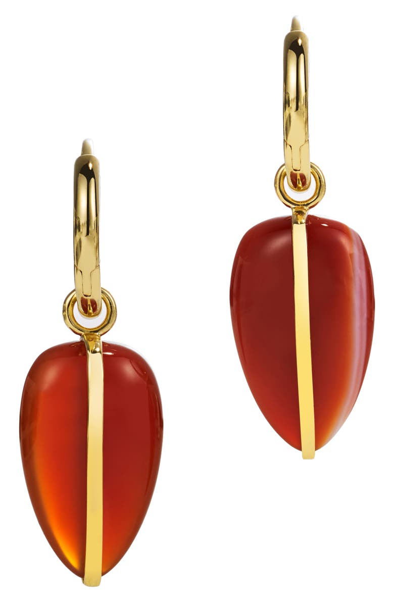 BY PARIAH Pebble Drop Hoop Earrings, Alternate, color,