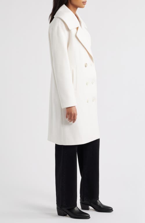 Bernardo Double Breasted Knit Coat