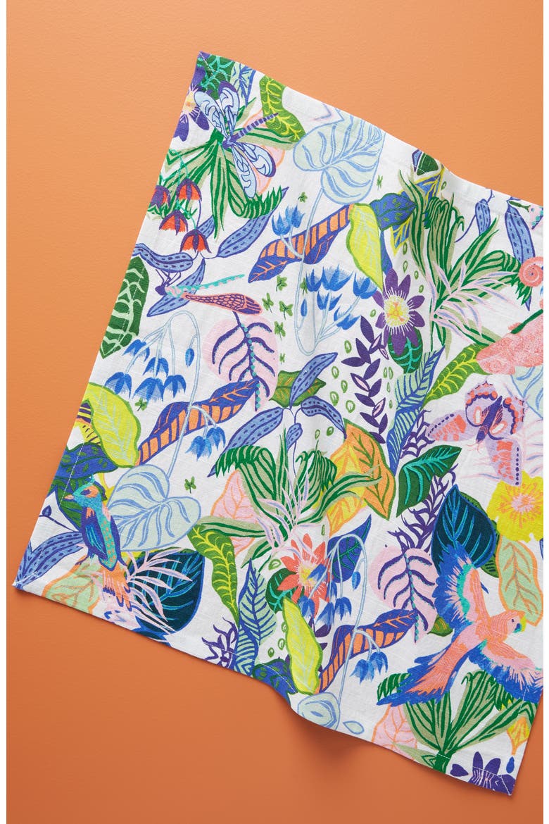 Anthropologie Aliyah Set of 4 Napkins, Alternate, color, MULTI