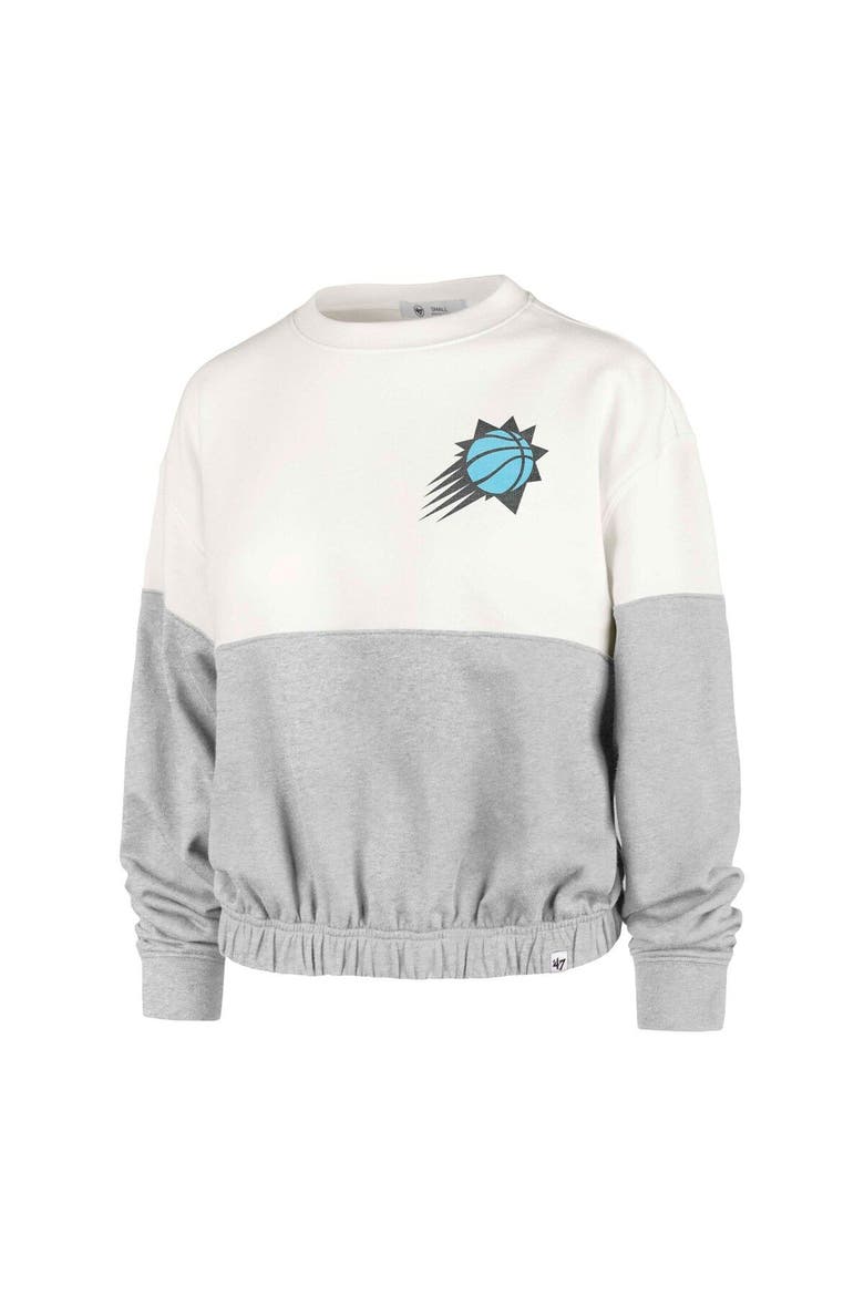 Women's '47 Cream Phoenix Suns 2022/23 City Edition Take Two Bonita Sweatshirt, Alternate, color, Cream