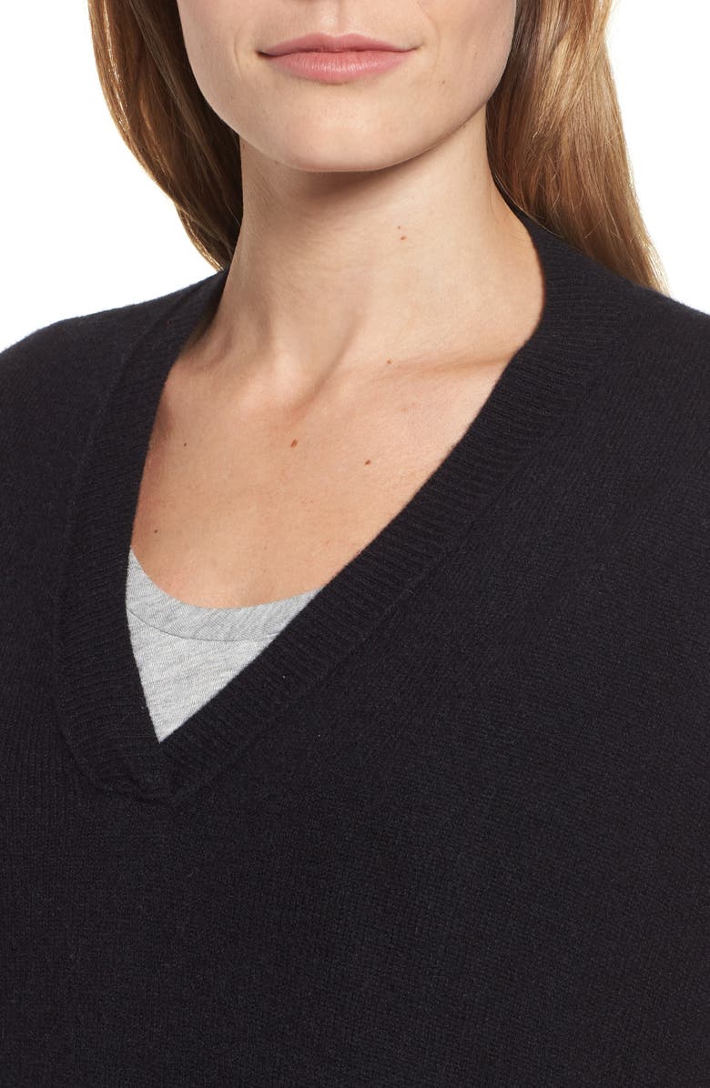 Halogen<sup>®</sup> Cashmere Poncho, Alternate, color,