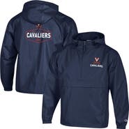 Champion Men's Champion Navy Virginia Cavaliers Delay Packable Half-Zip Jacket