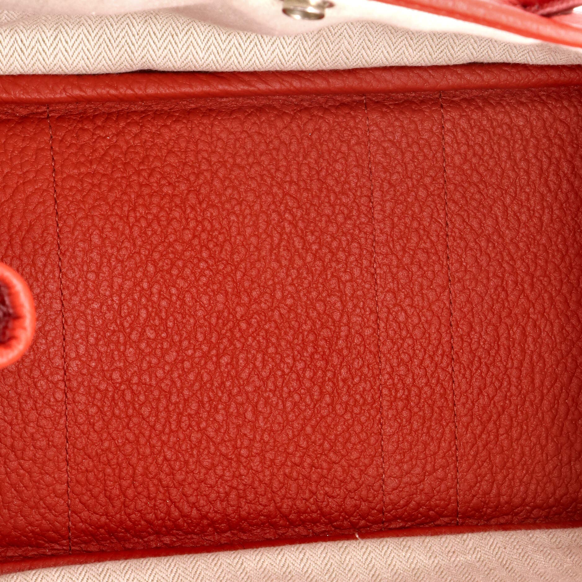 Garden Party Tote Leather 30, Alternate, color, Rouge Duchesse