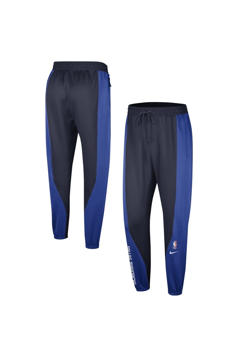Men's Nike Blue/Navy Dallas Mavericks 2023/24 Authentic Showtime Pants, Main, color, Blue