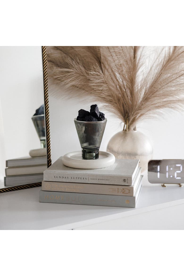 Zai Lava Rock Diffuser In Cedar & Black Cherry, Main, color, Charcoal
