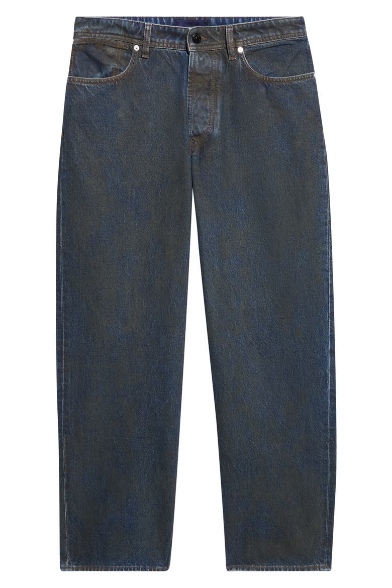 Straight Leg Jeans, Main, color, VJ229 BLUE BLACK