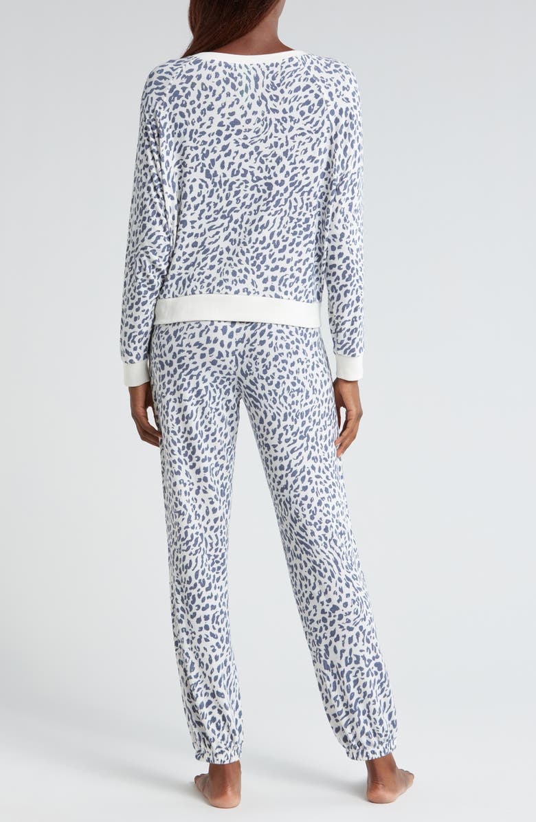 Honeydew Star Seeker Brushed Jersey Pajamas, Alternate, color, Sweet Cream Animal