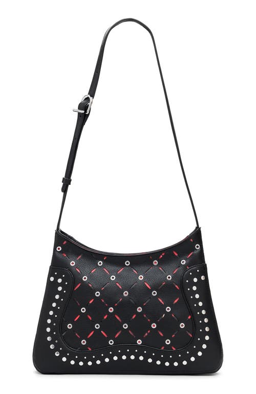 Desigual Faux Leather Crossbody Bag In Black