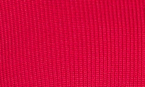 Cece Crewneck Cardigan In Bright Rose