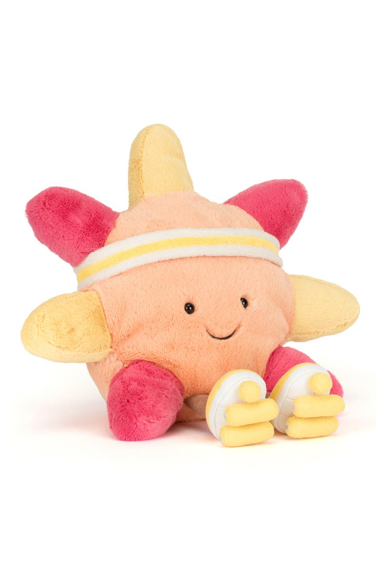 Amuseables Sun Roller Skates Large Plushie, Alternate, color, ORANGE MULTI
