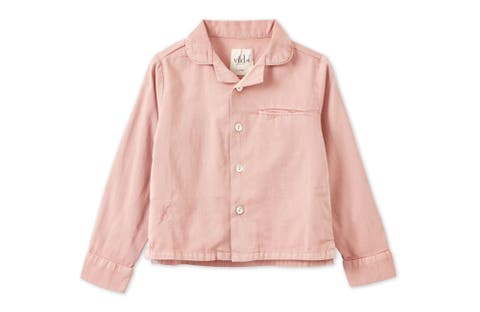 LS Organic Cotton Woven Collared Shirt