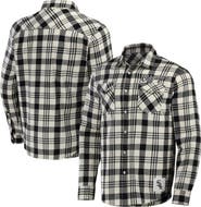 Darius Rucker Collection by Fanatics Men's Darius Rucker Collection by Fanatics Black Chicago White Sox Plaid Flannel Button-Up Shirt