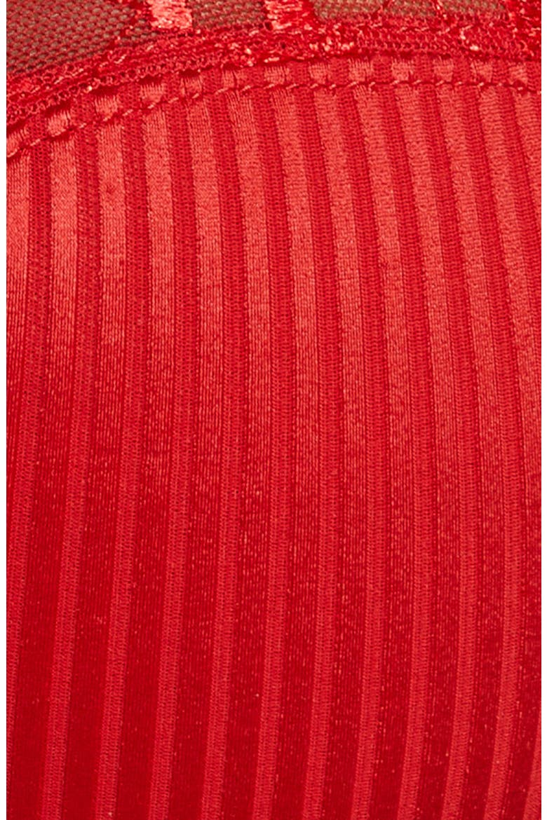 Pont Neuf Underwire Bra, Alternate, color, SCARLET