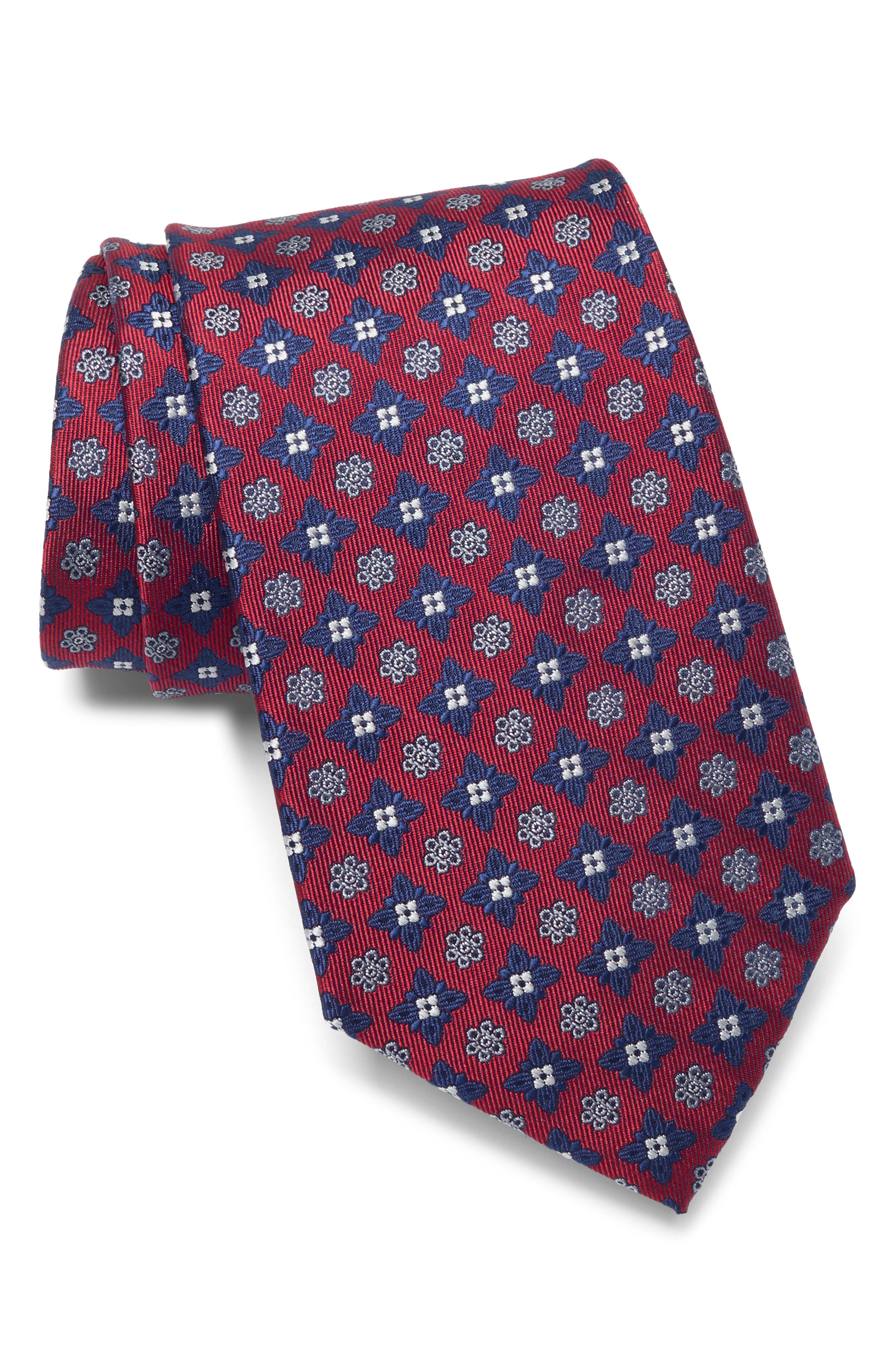Bold Flower Neat Tie