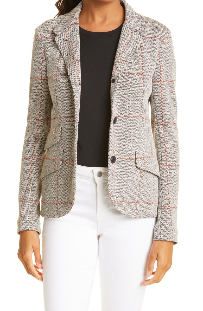 rag & bone Slade Check Blazer, Main, color, 