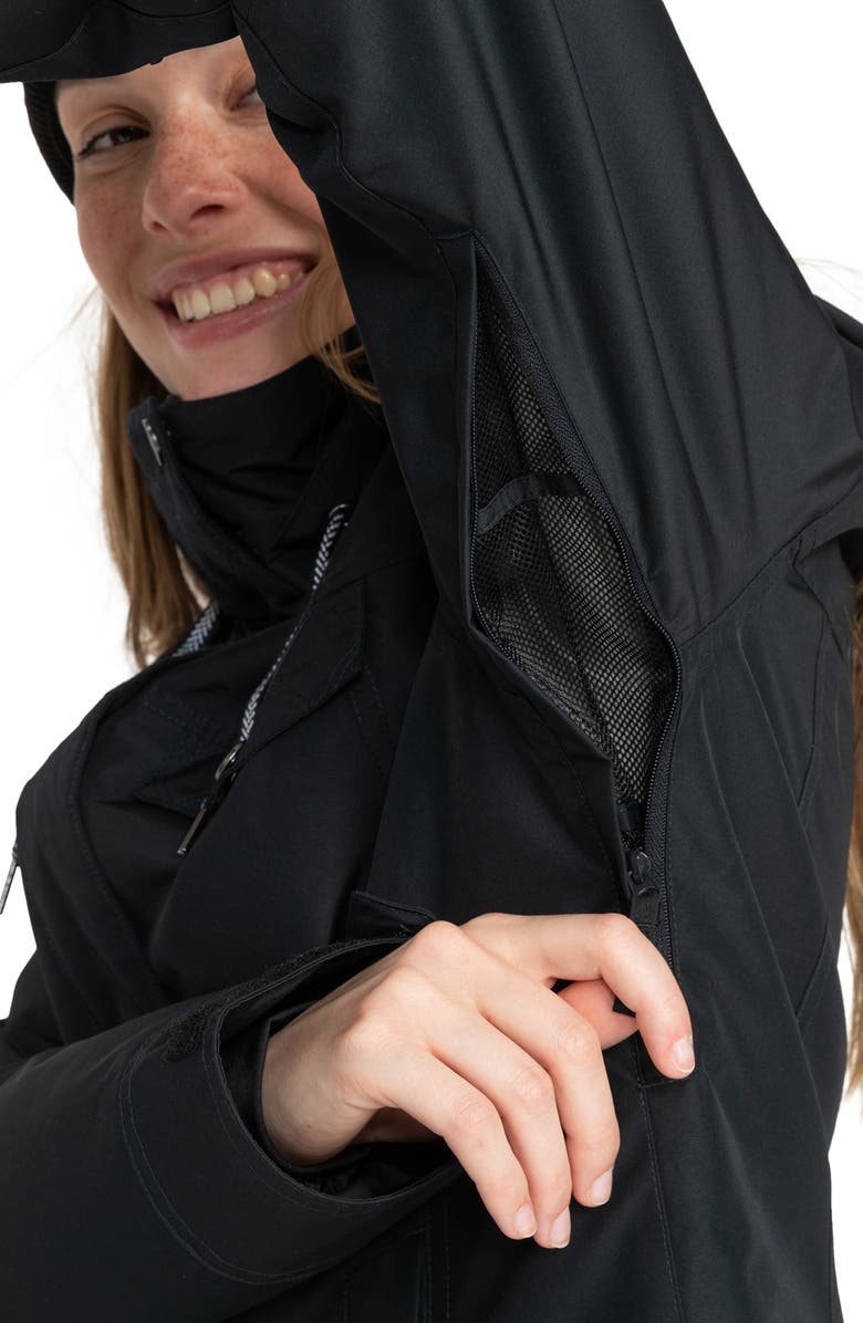 Roxy Billie Waterproof Insulated Snow Jacket, Alternate, color, 