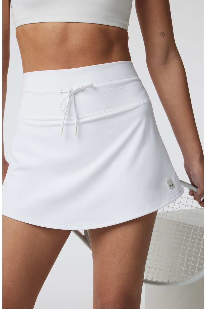 Daily Drawstring Skirt, Alternate, color, WHITE