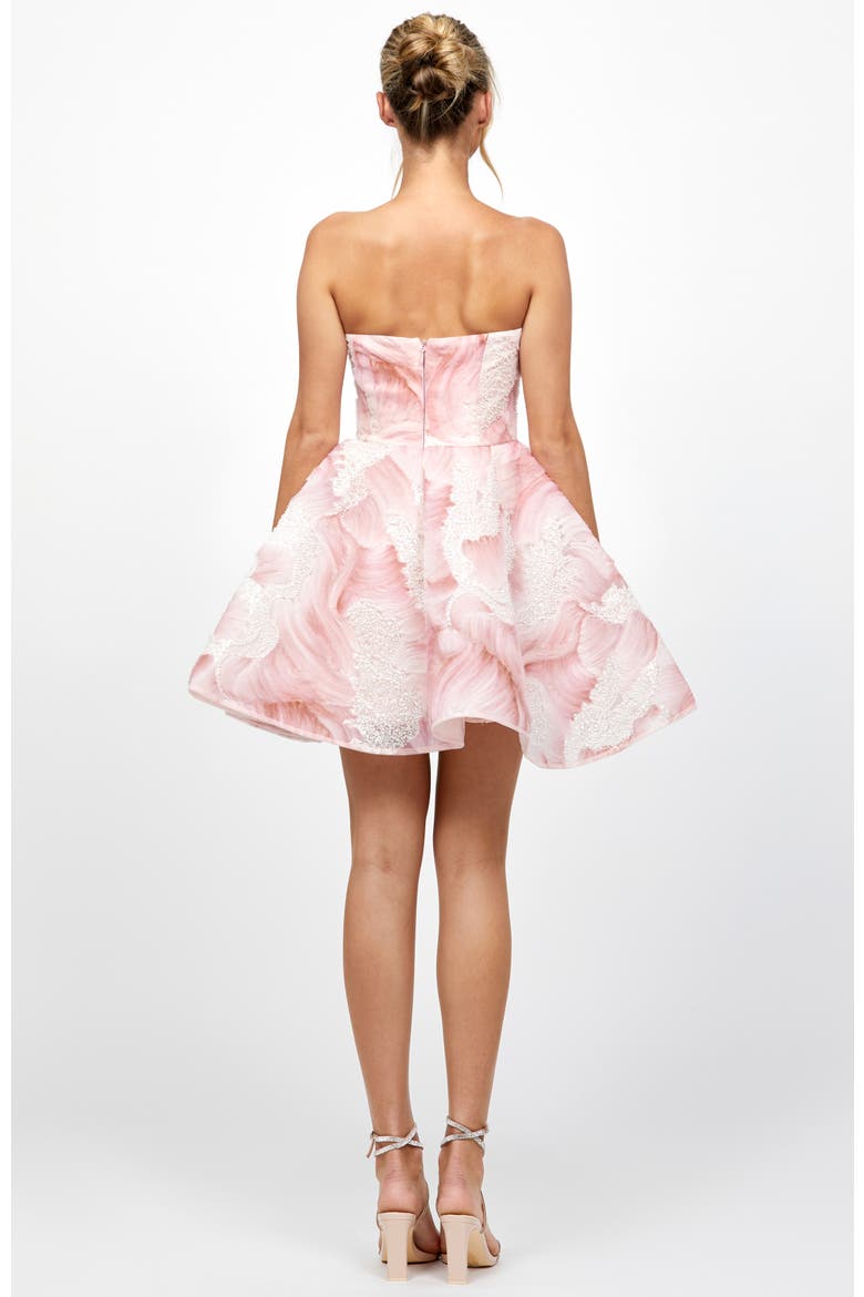 Briee Strapless Midi, Alternate, color, BLUSH