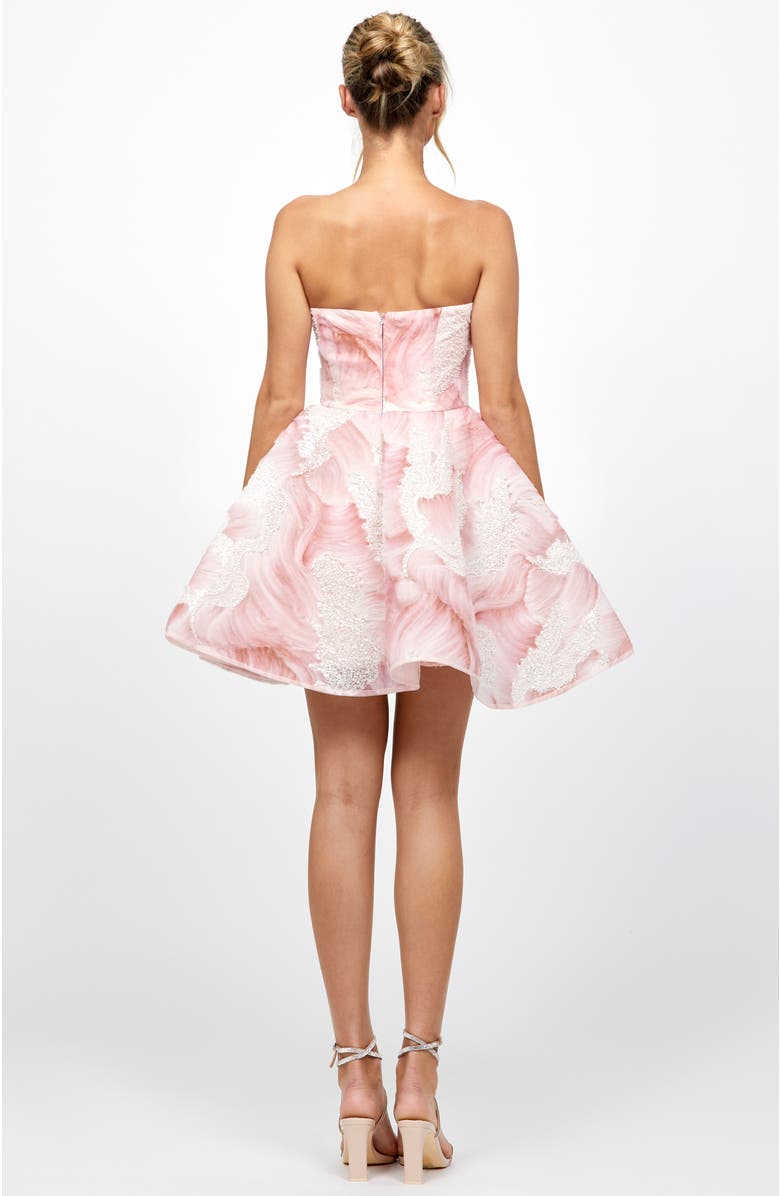 Bariano Briee Strapless Midi, Alternate, color, Blush