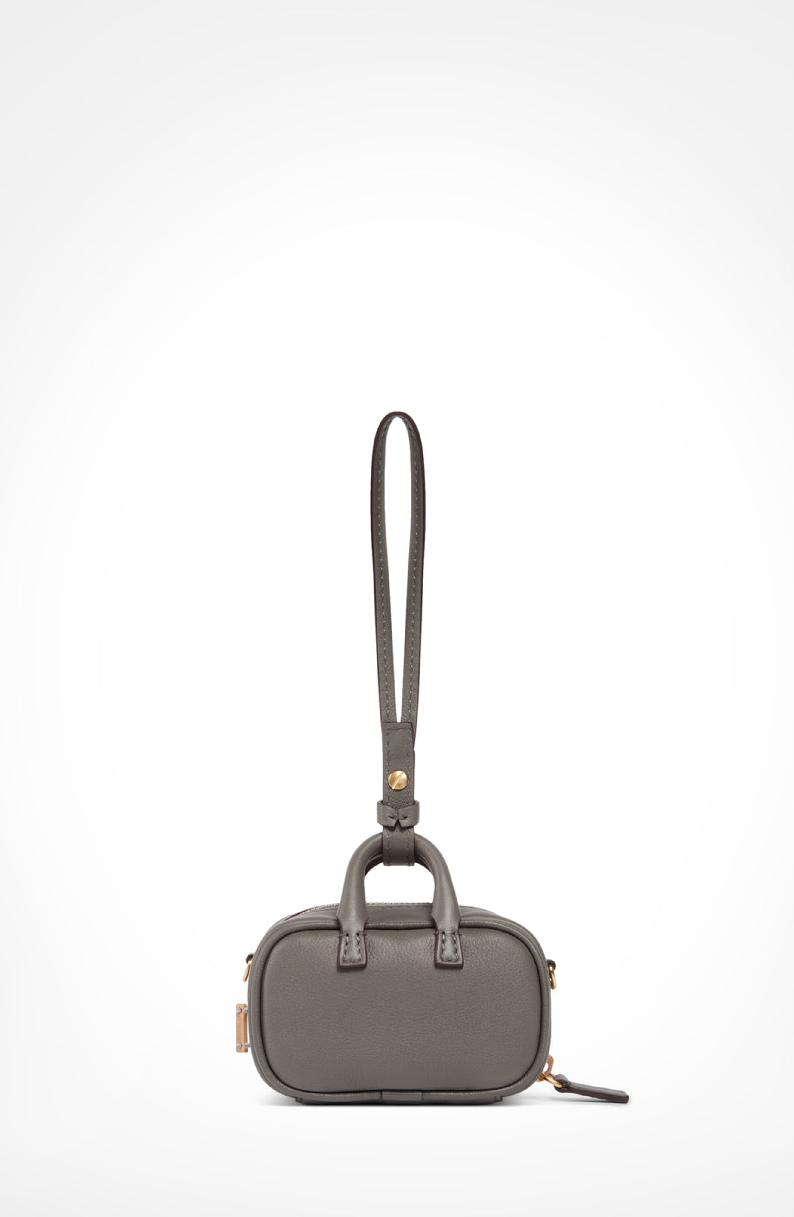 Mini Maia Calfskin Bag, Alternate, color, Elephant Grey