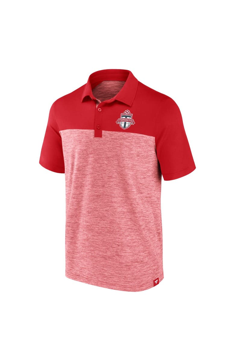 FANATICS Men's Fanatics Branded Red Toronto FC Clutch Space-Dye Polo, Alternate, color, Red