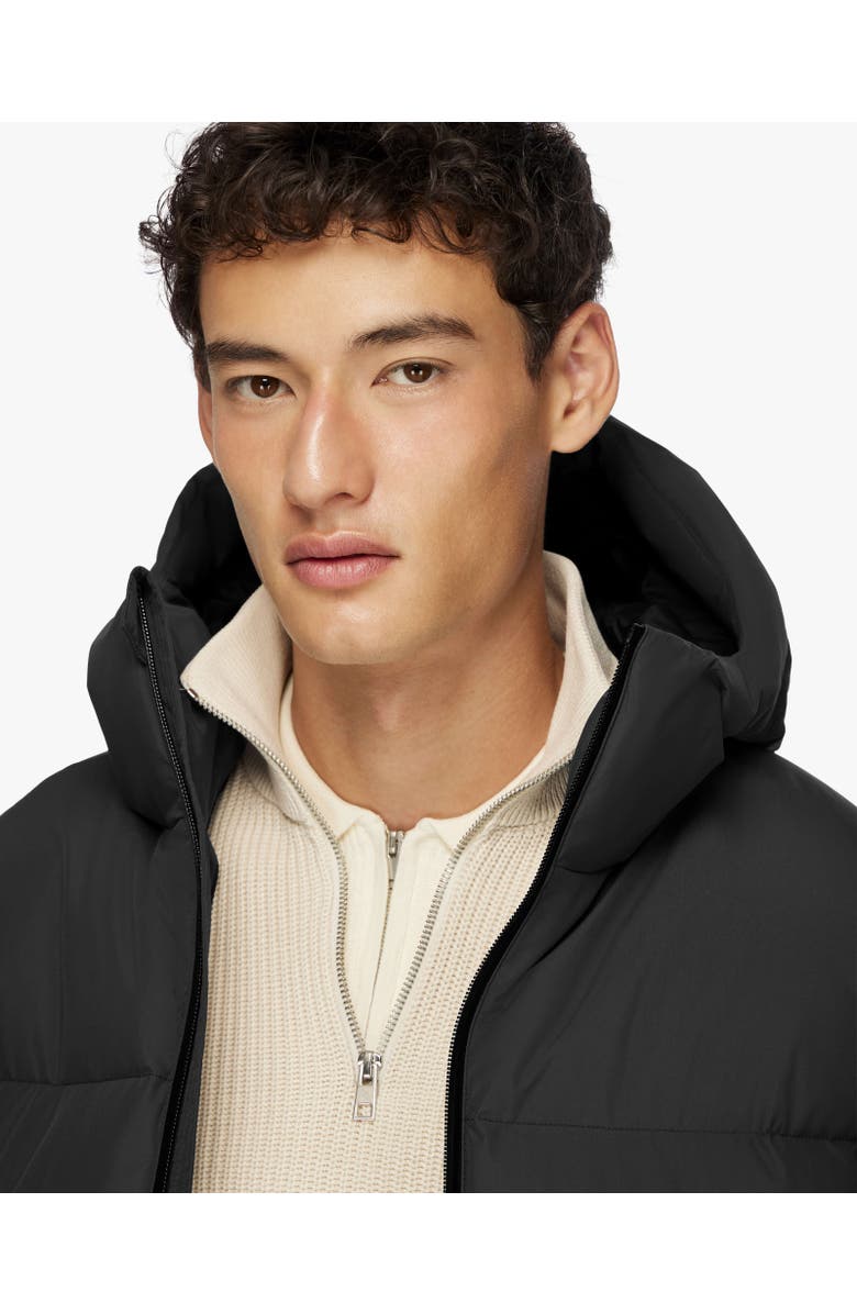 Quartz Co. DAWSON | Hooded Recycled Down Winter Jacket, Alternate, color, Black