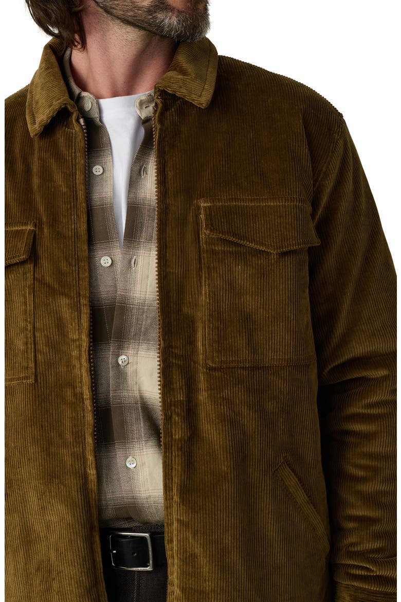 Corduroy Zip Jacket, Alternate, color, BEECH