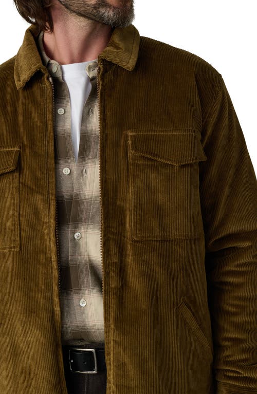 Joe's Corduroy Zip Jacket In Brown