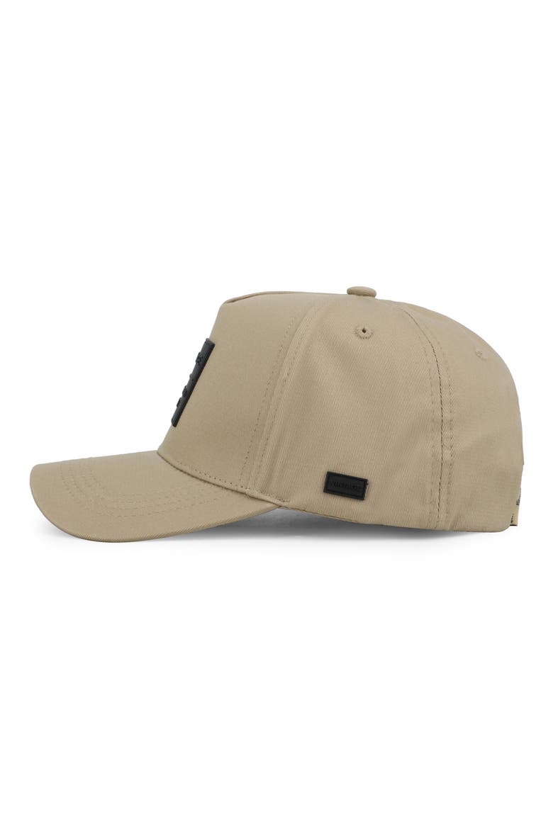Silicone Patch Baseball Cap, Alternate, color, KHAKI/ BLACK